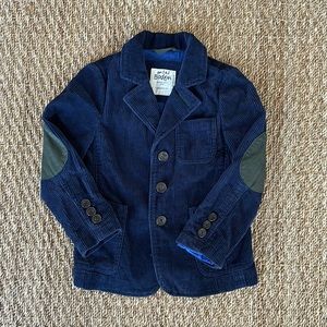 Mini Boden navy corduroy blazer, size 4-5
